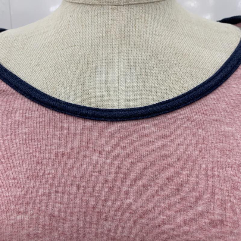 フリークスストア FREAK'S STORE Tシャツ 長袖 ロンT 長袖カットソー 無地 M 無地 紺 / ネイビー / X 桃 / ピンク / レディース USED 古着 中古 10023024