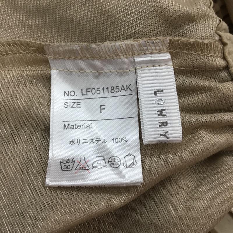 ローリーズファーム LOWRYS FARM スカート スカート FREE 無地 ベージュ / ベージュ / レディース USED 古着 中古 10023059