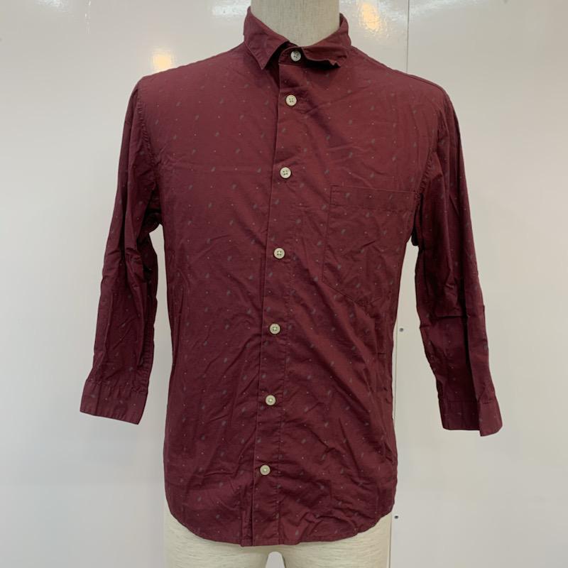 グローバルワーク GLOBAL WORK シャツ、ブラウス 七分丈シャツ S メンズ USED 古着 中古 10023075