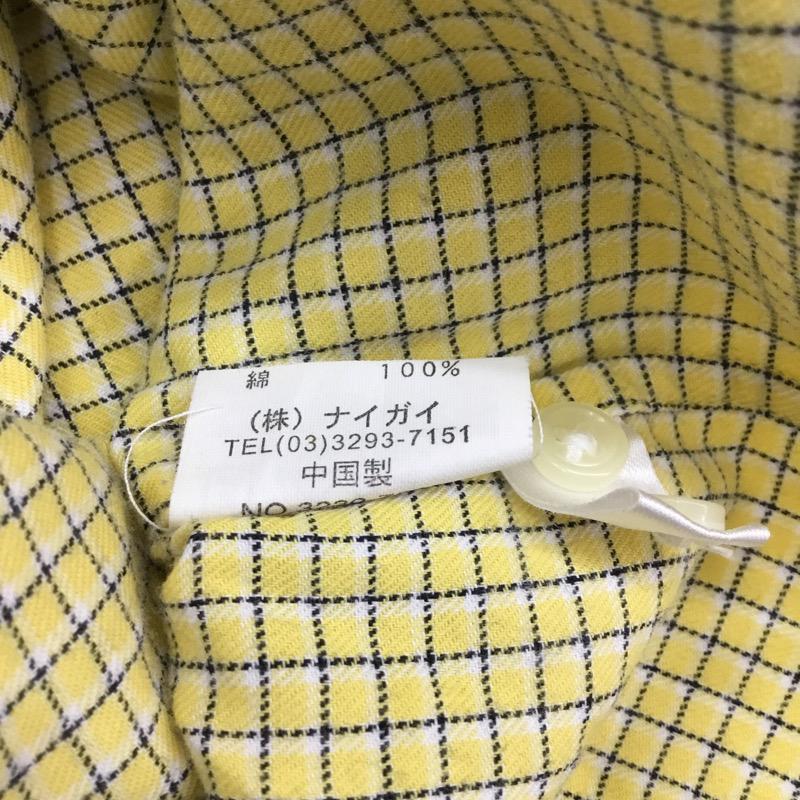 ラルフローレン RALPHLAUREN シャツ、ブラウス 長袖 カジュアルシャツ ボタンダウン チェック ワンポイント 120cm チェック 白 / ホワイト / X 黒 / ブラック / X 黄 / イエロー / ボーイズ USED 古着 中古 10023125