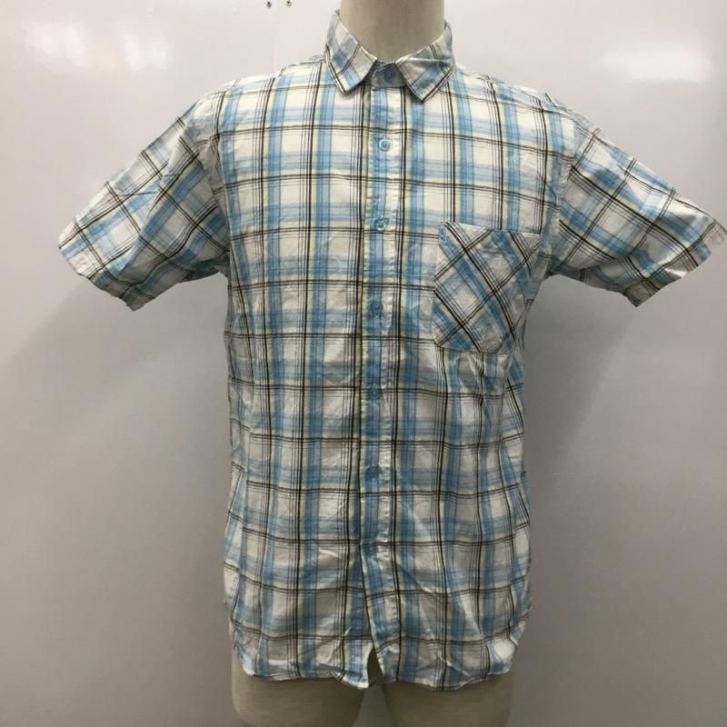ブラウニー BROWNY シャツ、ブラウス 半袖シャツ チェック M チェック メンズ USED 古着 中古 10023139