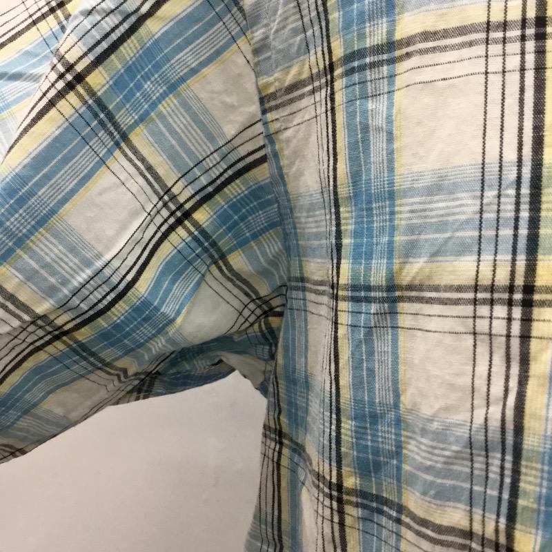ブラウニー BROWNY シャツ、ブラウス 半袖シャツ チェック M チェック メンズ USED 古着 中古 10023139