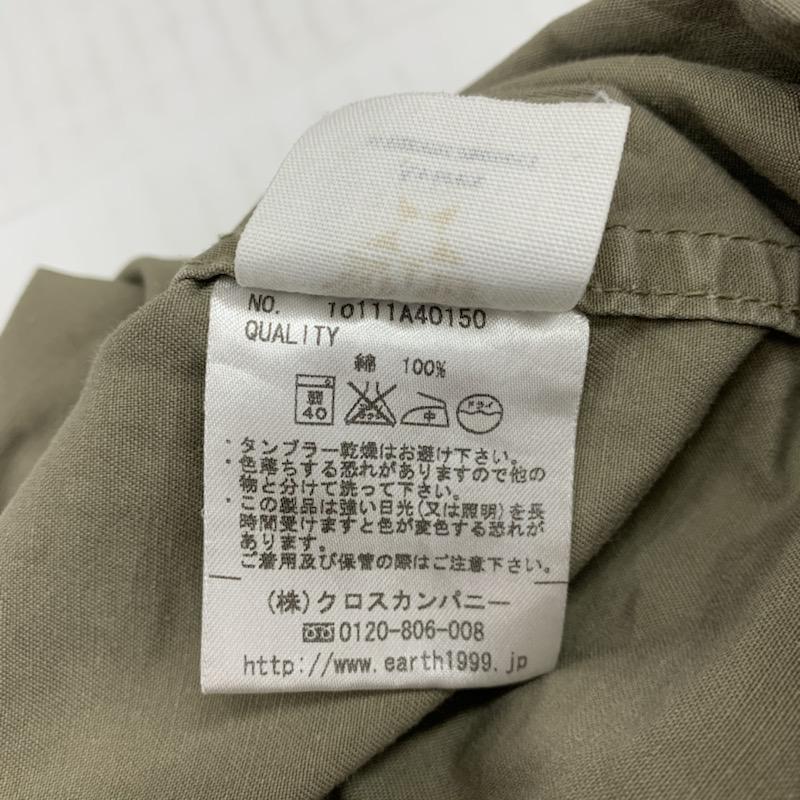 アースミュージックアンドエコロジー earth music&ecology シャツ、ブラウス 長袖シャツ M 無地 レディース USED 古着 中古 10023143