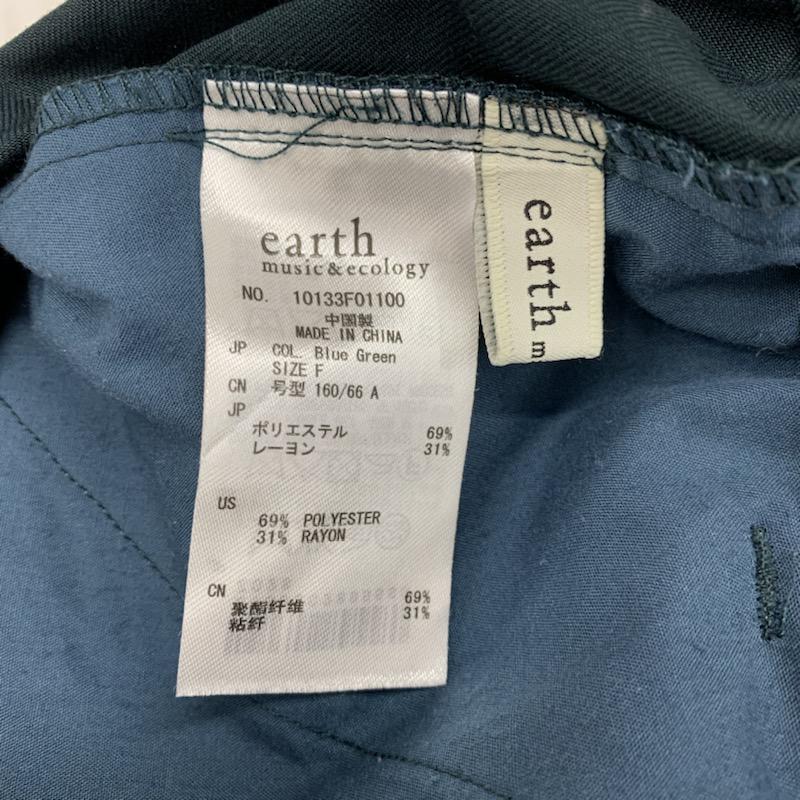 アースミュージックアンドエコロジー earth music&ecology パンツ ショートパンツ ショートパンツ 無地 FREE 無地 緑 / グリーン / レディース USED 古着 中古 10023181