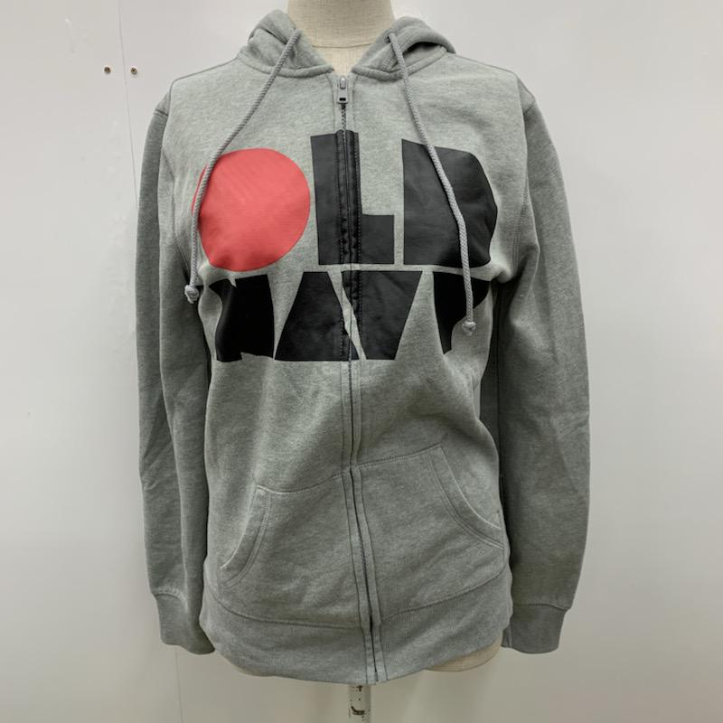 オールドネイビー OLD NAVY パーカー ジップパーカー XS 無地 灰 / グレー / レディース USED 古着 中古 10023212