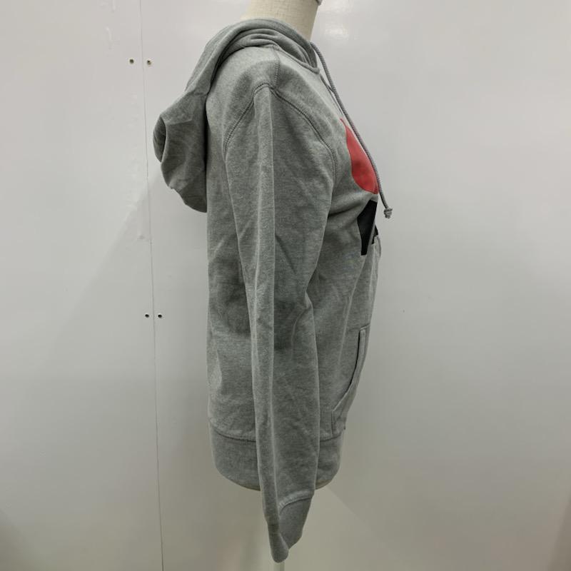 オールドネイビー OLD NAVY パーカー ジップパーカー XS 無地 灰 / グレー / レディース USED 古着 中古 10023212