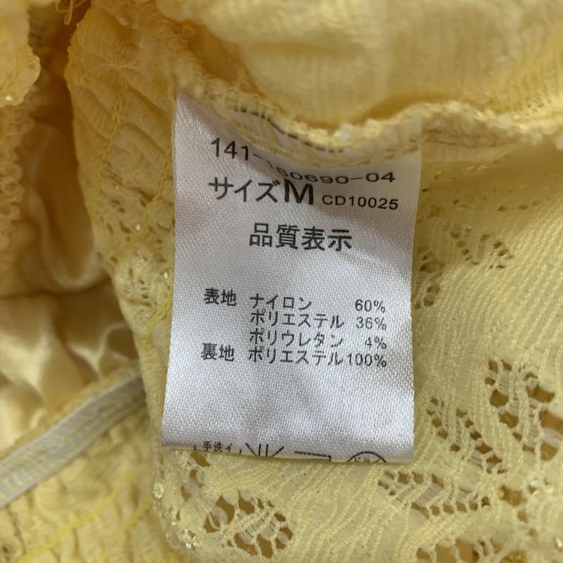 イング INGNI カットソー  半袖カットソー M 黄 / イエロー /  レディース USED 古着 中古 10023219