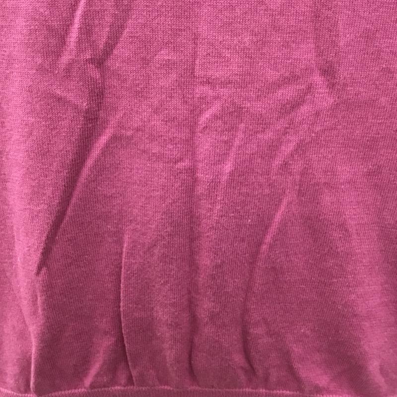 ナチュラルビューティーベーシック NATURAL BEAUTY BASIC カットソー 半袖 無地 S 無地 桃 / ピンク /  レディース USED 古着 中古 10023239