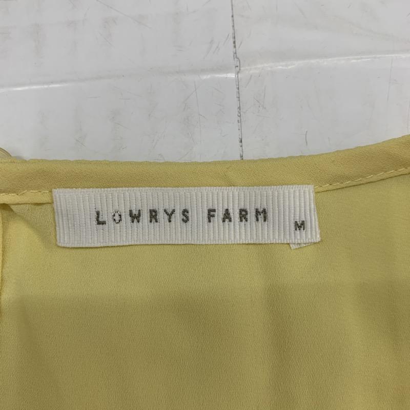 ローリーズファーム LOWRYS FARM カットソー  半袖カットソー M 無地 黄 / イエロー /  レディース USED 古着 中古 10023259