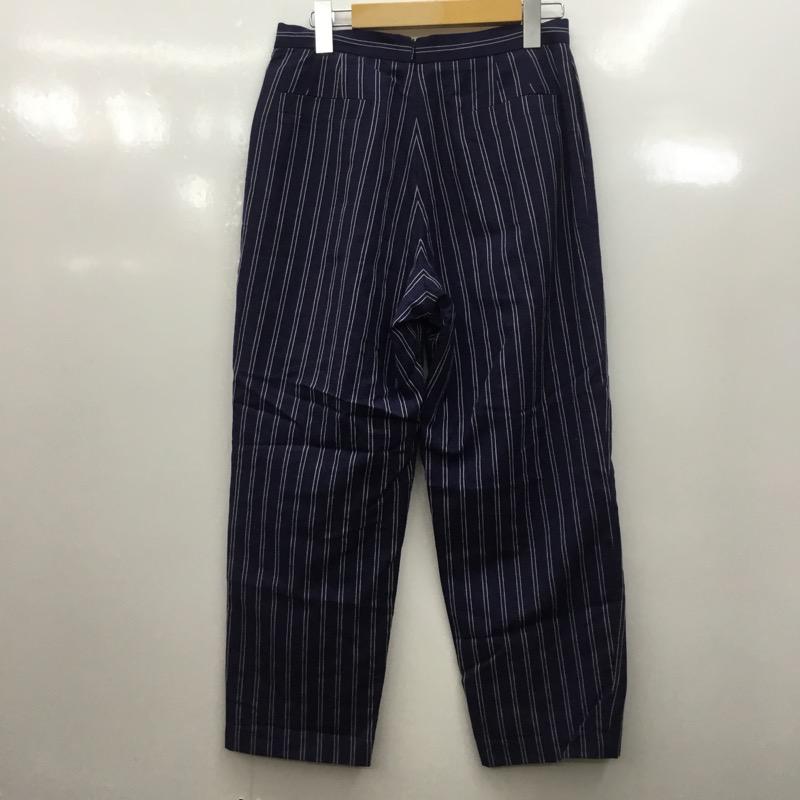 スナイデル SNIDEL ボトムス ボトムス パンツ ストライプ 1 ストライプ 紺 / ネイビー / レディース USED 古着 中古 10023274
