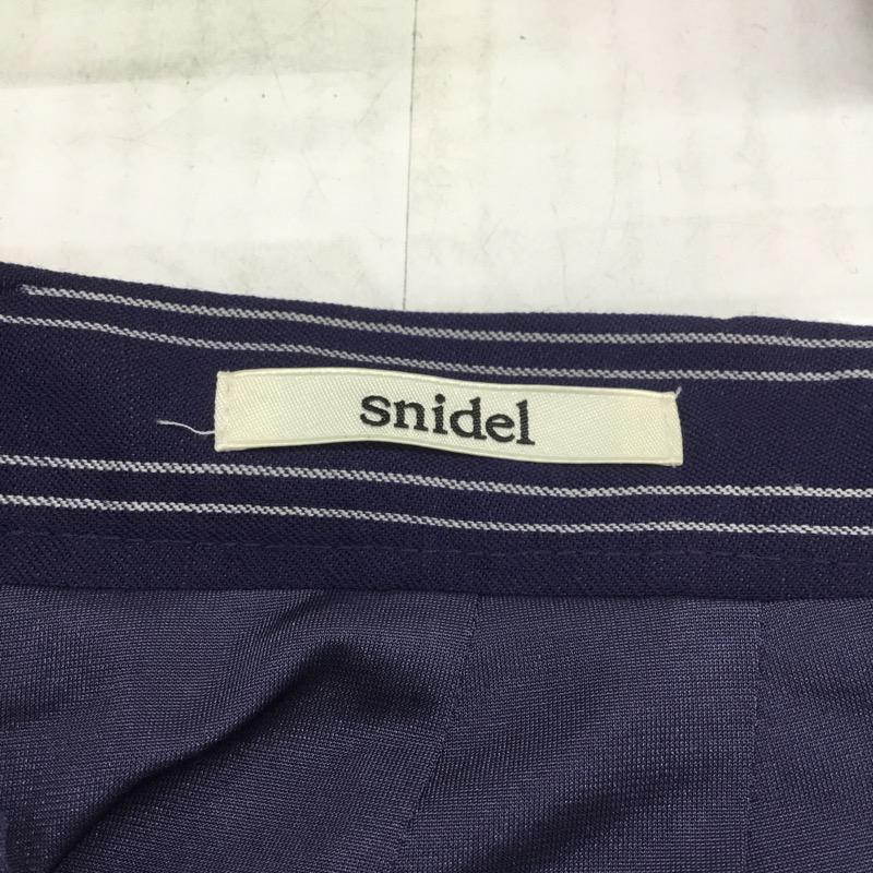 スナイデル SNIDEL ボトムス ボトムス パンツ ストライプ 1 ストライプ 紺 / ネイビー / レディース USED 古着 中古 10023274