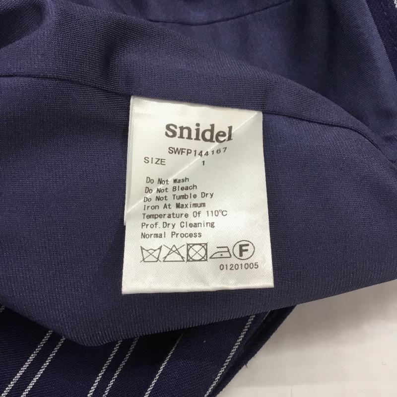 スナイデル SNIDEL ボトムス ボトムス パンツ ストライプ 1 ストライプ 紺 / ネイビー / レディース USED 古着 中古 10023274