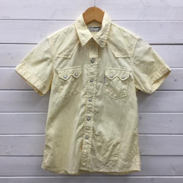 ハリウッドランチマーケット HOLLYWOOD RANCH MARKET シャツ、ブラウス 半袖シャツ XS 無地 メンズ USED 古着 中古 10023280