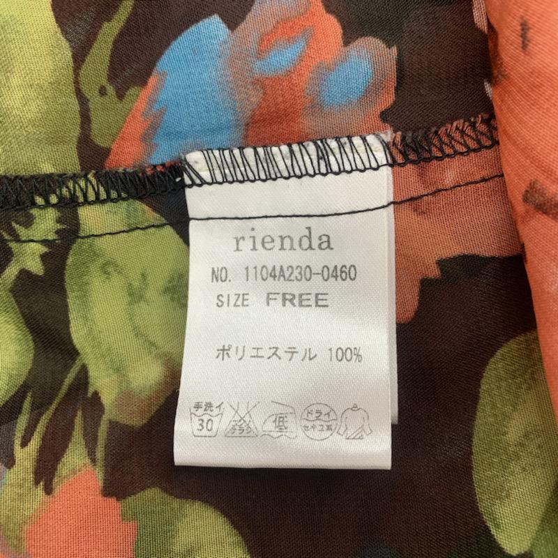 リエンダ rienda カットソー  半袖カットソー FREE レディース USED 古着 中古 10023300
