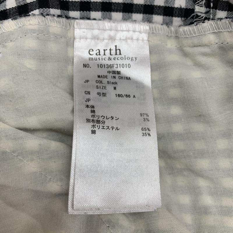 アースミュージックアンドエコロジー earth music&ecology パンツ パンツ チェック M チェック レディース USED 古着 中古 10023319