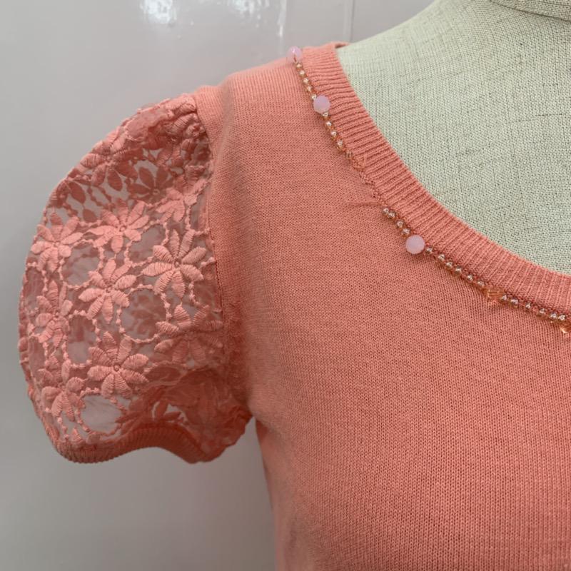 プロポーションボディドレッシング PROPORTION BODY DRESSING カットソー  半袖カットソー 3 桃 / ピンク /  レディース USED 古着 中古 10023356