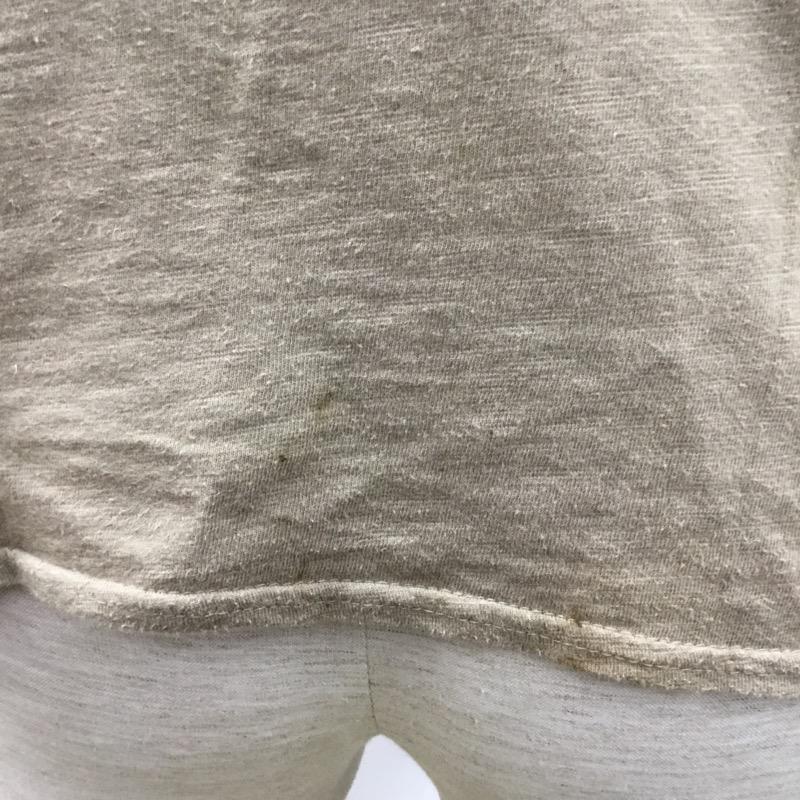 レイジブルー RAGEBLUE カットソー 七分袖 ロンT 無地 花柄 M 無地 カーキ / カーキ / メンズ USED 古着 中古 10023378