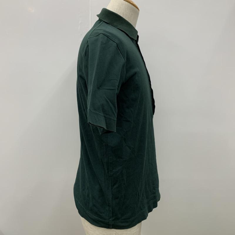 アダムエロペ ADAM ET ROPE' ポロシャツ 半袖 無地 42 無地 緑 / グリーン / メンズ USED 古着 中古 10023408