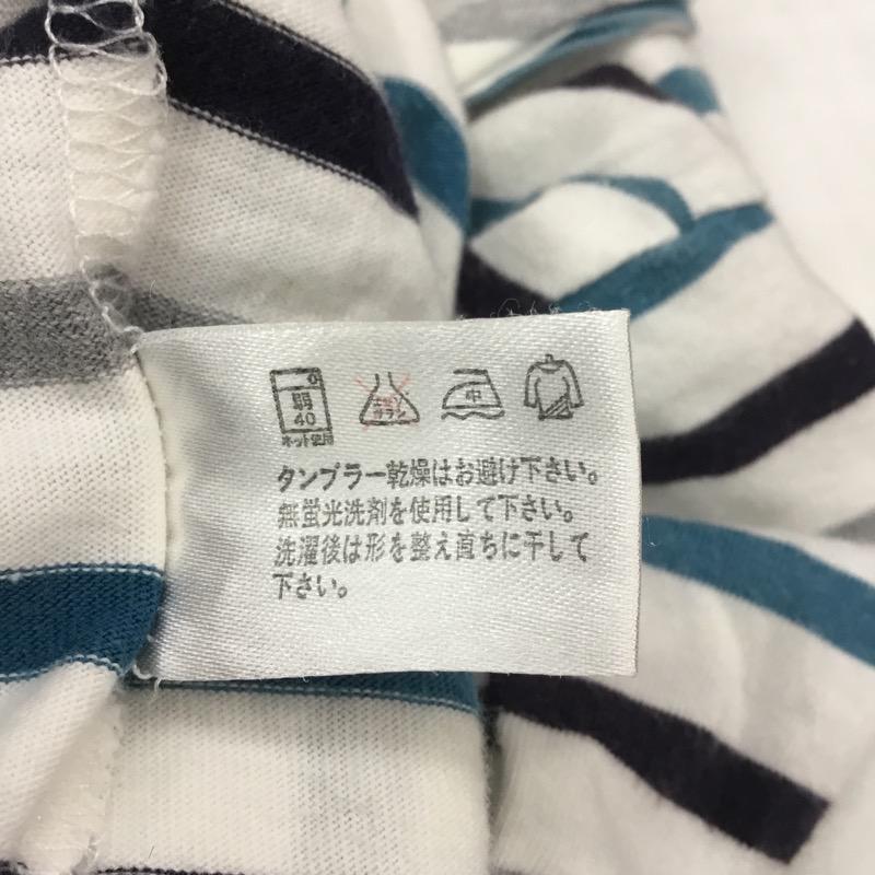 レイジブルー RAGEBLUE Tシャツ 五分袖 Tシャツ マルチボーダー M ボーダー柄 メンズ USED 古着 中古 10023435