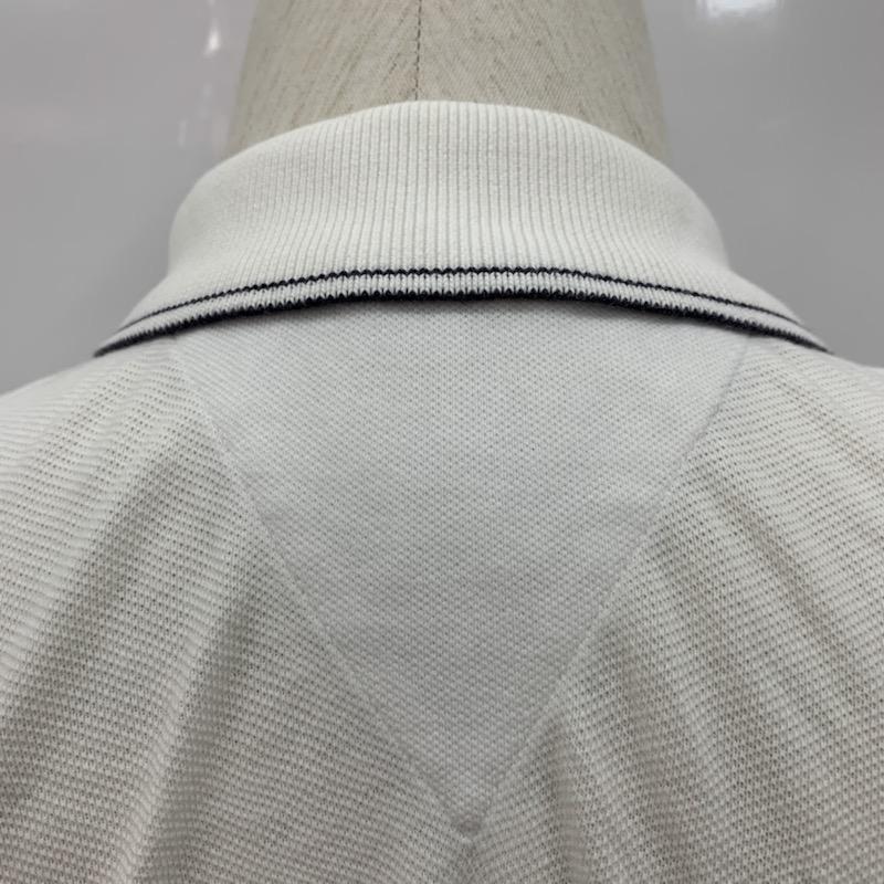 トミーヒルフィガー TOMMY HILFIGER ポロシャツ 半袖 無地 ワンポイント S 無地 X ワンポイント 白 / ホワイト / メンズ USED 古着 中古 10023450