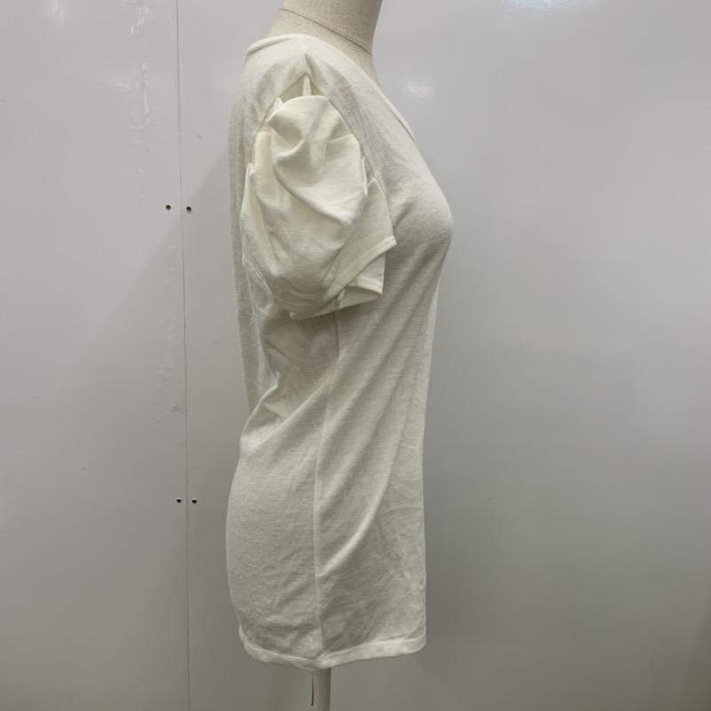 アズールバイマウジー AZUL BY MOUSSY カットソー  半袖カットソー M 無地 白 / ホワイト /  レディース USED 古着 中古 10023454