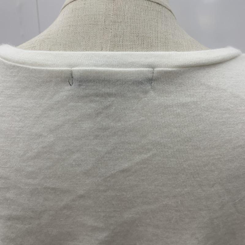 アズールバイマウジー AZUL BY MOUSSY カットソー  半袖カットソー M 無地 白 / ホワイト /  レディース USED 古着 中古 10023454