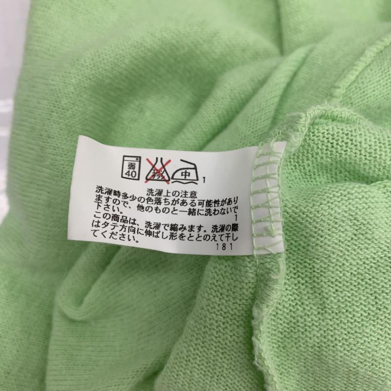 ハリウッドランチマーケット HOLLYWOOD RANCH MARKET カットソー  半袖 カットソー Vネック 2 無地 緑 / グリーン /  レディース USED 古着 中古 10023485