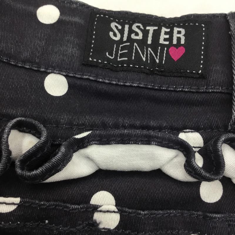ジェニィ jenni パンツ デニム、ジーンズ ドット ワンポイント 100cm ドット X ワンポイント 白 / ホワイト / X 黒 / ブラック / ガールズ USED 古着 中古 10023502