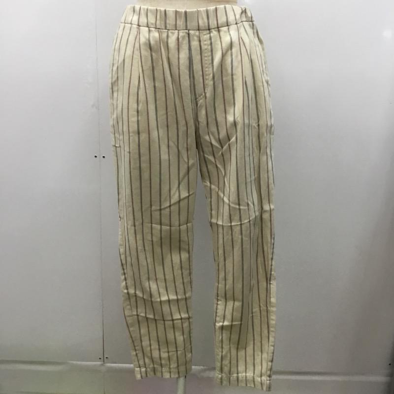 セポ cepo ボトムス ボトムス パンツ ボトムス ストライプ M ストライプ 灰 / グレー / X 赤 / レッド / X アイボリー / アイボリー / レディース USED 古着 中古 10023508