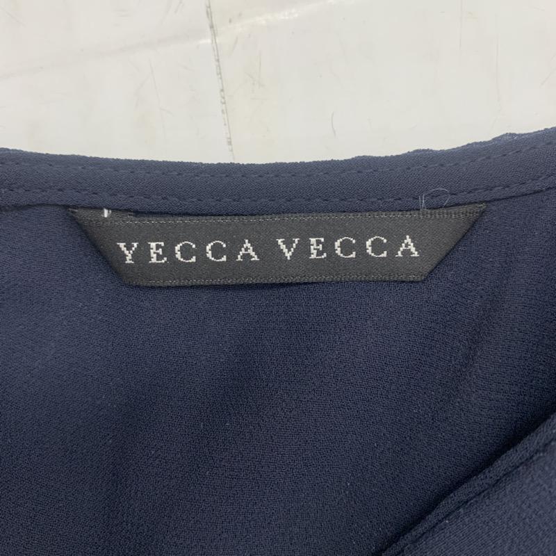 イェッカ ヴェッカ YECCA VECCA カットソー  半袖カットソー FREE 紺 / ネイビー /  レディース USED 古着 中古 10023606