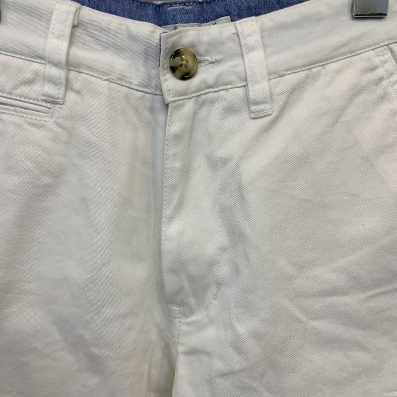 ブラウニー BROWNY パンツ ショートパンツ 短パン S 無地 白 / ホワイト / メンズ USED 古着 中古 10023629