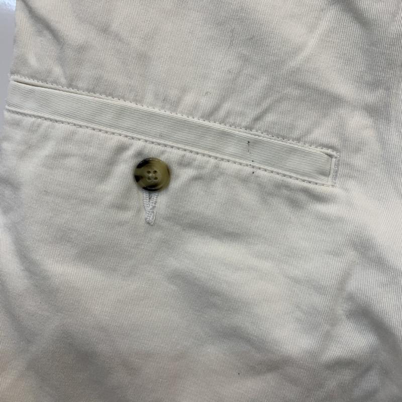 ブラウニー BROWNY パンツ ショートパンツ 短パン S 無地 白 / ホワイト / メンズ USED 古着 中古 10023629