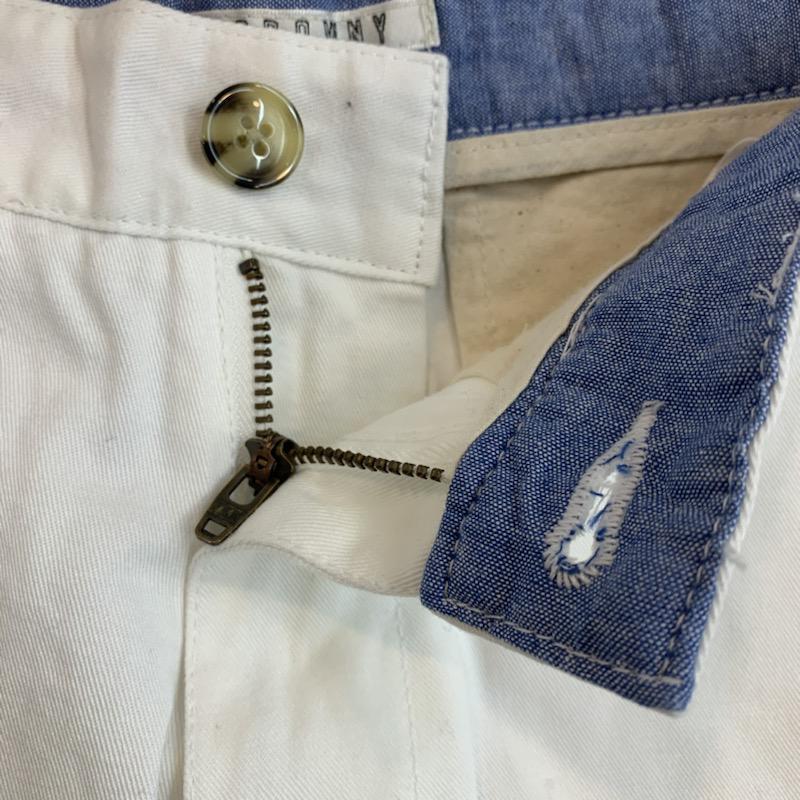 ブラウニー BROWNY パンツ ショートパンツ 短パン S 無地 白 / ホワイト / メンズ USED 古着 中古 10023629