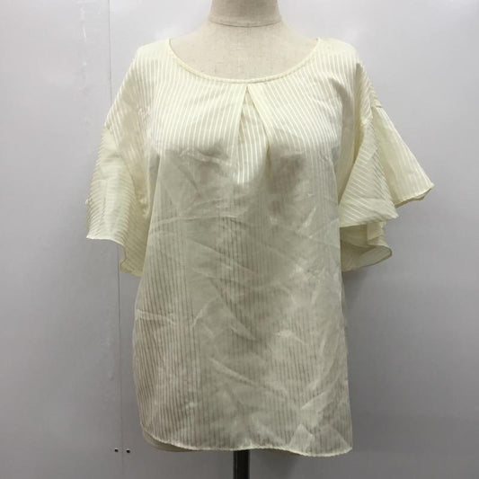 テチチ Te chichi カットソー 半袖 半袖カットソー ストライプ M ストライプ アイボリー / アイボリー /  レディース USED 古着 中古 10023639
