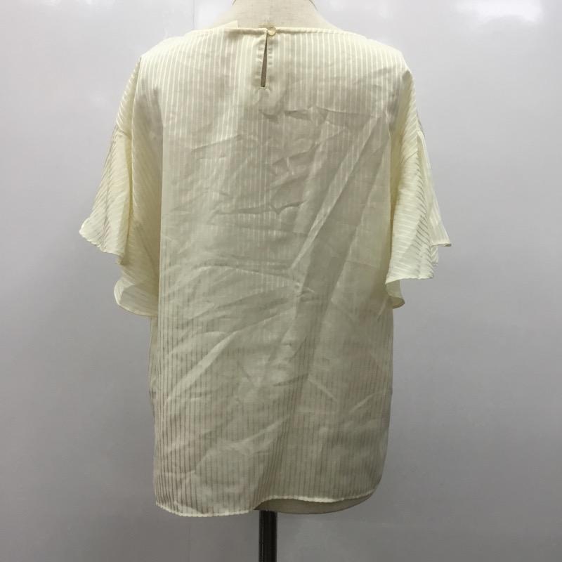 テチチ Te chichi カットソー 半袖 半袖カットソー ストライプ M ストライプ アイボリー / アイボリー /  レディース USED 古着 中古 10023639