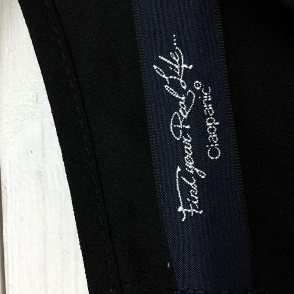 チャオパニック CIAOPANIC カットソー 半袖カットソー 無地 黒 / ブラック / レディース USED 古着 中古 10023644
