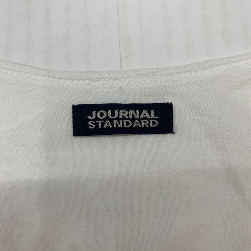 ジャーナルスタンダード JOURNAL STANDARD カットソー  半袖カットソー ボーダー FREE ボーダー柄 白 / ホワイト /  レディース USED 古着 中古 10023647