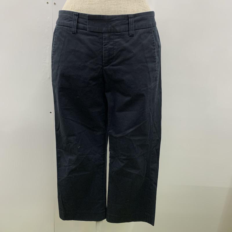 イネド INED パンツ クロップドパンツ 9 無地 紺 / ネイビー / レディース USED 古着 中古 10023672