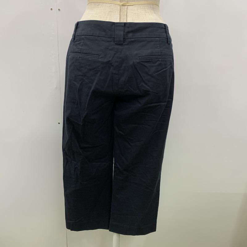 イネド INED パンツ クロップドパンツ 9 無地 紺 / ネイビー / レディース USED 古着 中古 10023672