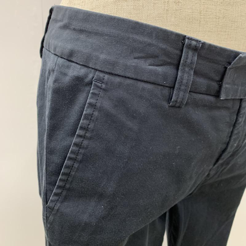 イネド INED パンツ クロップドパンツ 9 無地 紺 / ネイビー / レディース USED 古着 中古 10023672