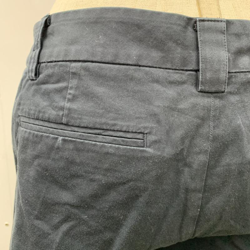 イネド INED パンツ クロップドパンツ 9 無地 紺 / ネイビー / レディース USED 古着 中古 10023672