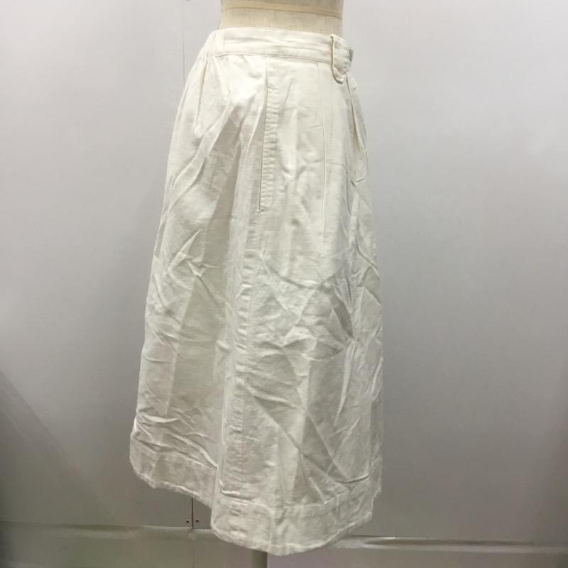 エヘカソポ ehka sopo パンツ ガウチョパンツ ワイド 無地 白 / ホワイト / レディース USED 古着 中古 10023704