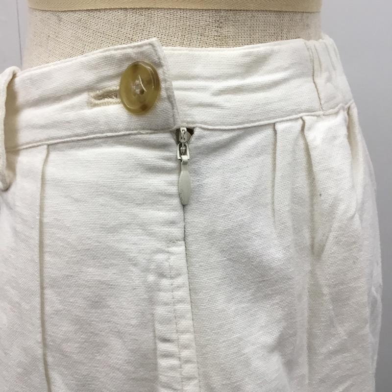 エヘカソポ ehka sopo パンツ ガウチョパンツ ワイド 無地 白 / ホワイト / レディース USED 古着 中古 10023704