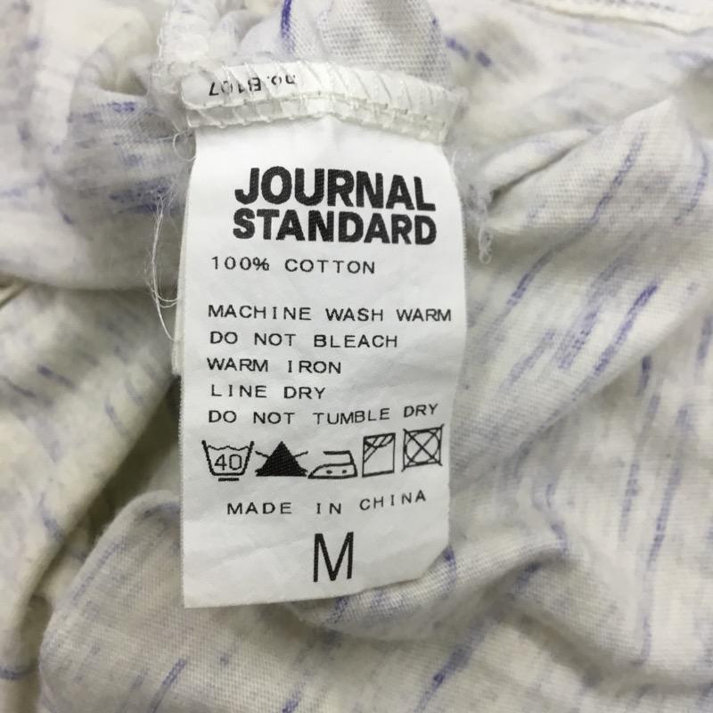 ジャーナルスタンダード JOURNAL STANDARD Tシャツ 半袖 ボーダー M ボーダー柄 青 / ブルー / X アイボリー / アイボリー / メンズ USED 古着 中古 10023708