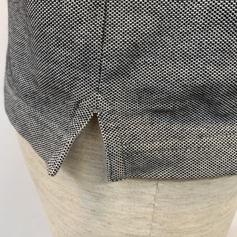 ザショップティーケーミクスパイス THESHOPTKMIXPICE ポロシャツ 半袖 2重襟 無地 チェック M 無地 X チェック 灰 / グレー / メンズ USED 古着 中古 10023710