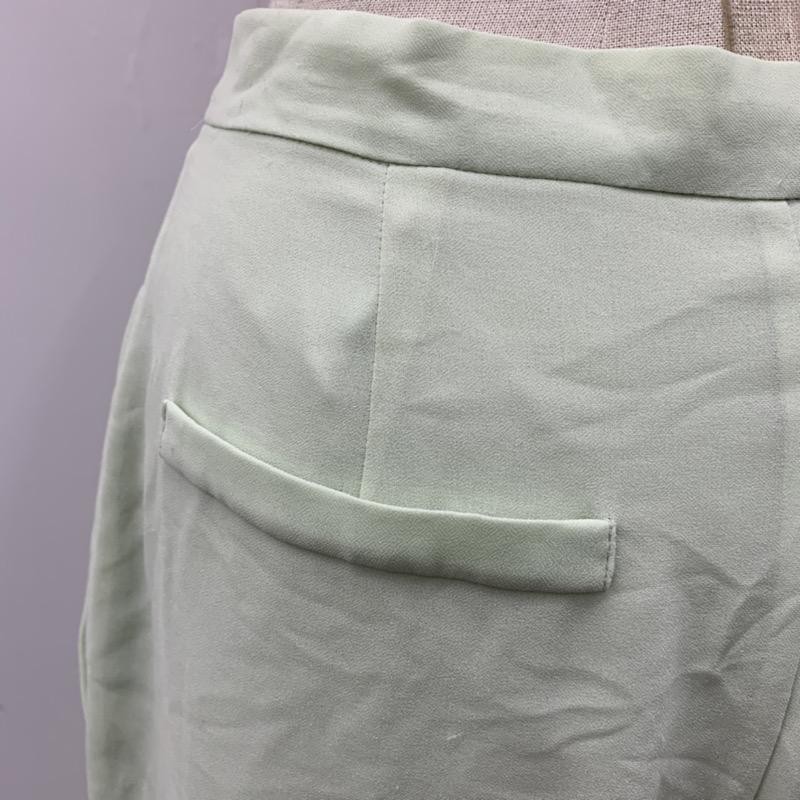 スナイデル SNIDEL パンツ スラックス テーパードパンツ ボトムス 0 無地 薄緑 / ライトグリーン / レディース USED 古着 中古 10023721
