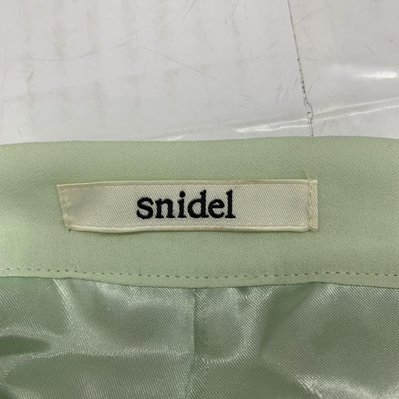 スナイデル SNIDEL パンツ スラックス テーパードパンツ ボトムス 0 無地 薄緑 / ライトグリーン / レディース USED 古着 中古 10023721