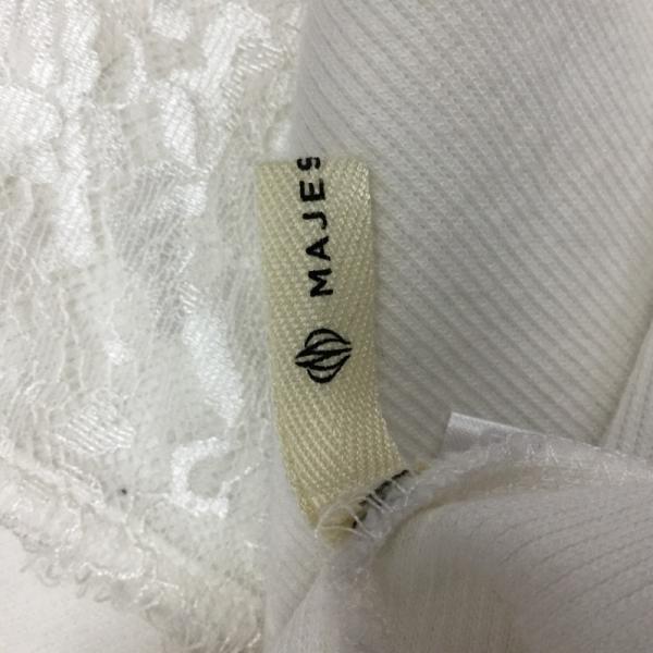 マジェスティックレゴン MAJESTIC LEGON カットソー  半袖カットソー M 無地 白 / ホワイト /  レディース USED 古着 中古 10023726