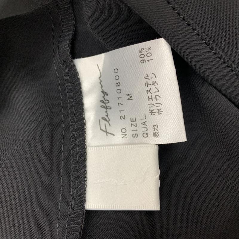 フラフィム Fluffym カットソー 半袖 無地 M 無地 黒 / ブラック /  レディース USED 古着 中古 10023734