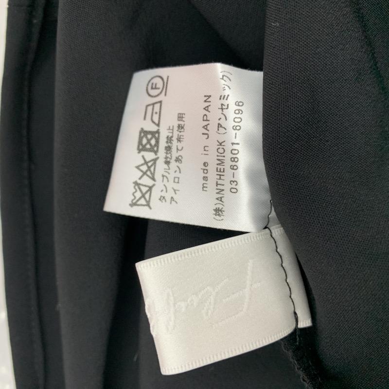 フラフィム Fluffym カットソー 半袖 無地 M 無地 黒 / ブラック /  レディース USED 古着 中古 10023734
